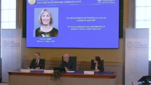 US-Ökonomin Goldin erhält Wirtschaftsnobelpreis