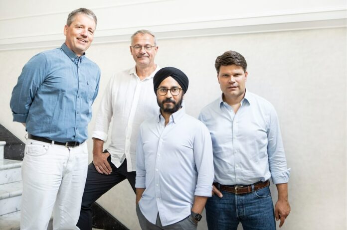 Angel Invest Gründungsteam v.l.n.r.: Eckart Koerner, Oliver Clasen, Jag Singh, Jens Lapinski