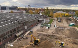 Baustart für Europas größten Makerspace auf dem Modell-Campus ringberlin