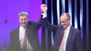 Söder bezeichnet Merz als "Favorit" für Unions-Kanzlerkandidatur