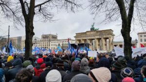 Über 7.000 Demonstrationen in Berlin im Jahr 2023