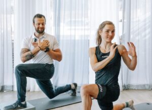 Maja Betz trainiert im Das Hohe Salve Sportresort