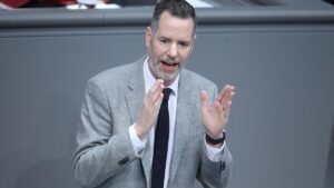 Dürr ruft FDP zu Ablehnung von Taurus-Antrag der Union auf