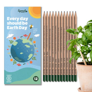 Die neue Bleistift-Edition von SproutWorld: 12 gravierte Bleistifte, die sich in eine Pflanze verwandeln können