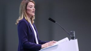 EU-Parlamentspräsidentin verurteilt Angriffe auf Politiker