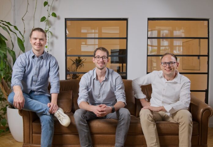 Retraced Founder Team vlnr Philipp Mayer, Lukas Pünder, Peter Merkert (c)Retraced