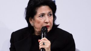 Georgiens Präsidentin erkennt Wahlergebnis nicht an