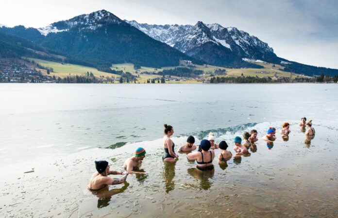 Eisbaden im Das Walchsee Aktivresort Quelle: Das Walchsee Aktivresort