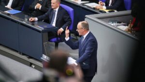 Merz: Scholz treibt mit Ukraine-Hilfen "innenpolitisches Spiel"