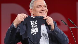 Linke fordert Volksentscheid über Vermögensteuer