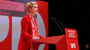 Schwesig: SPD-Mitglieder sollen zu Merz-Erfolg beitragen Schwesig: SPD-Mitglieder sollen zu Merz-Erfolg beitragen