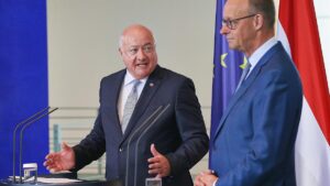 Merz pocht in Salzburg auf stärkere europäische Zusammenarbeit Merz pocht in Salzburg auf stärkere europäische Zusammenarbeit