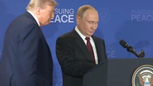 Trump und Putin nach Alaska-Treffen optimistisch, aber schweigsam Trump und Putin nach Alaska-Treffen optimistisch, aber schweigsam