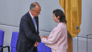 Bär lobt Merz und Söder als ausgeprägte Feministen