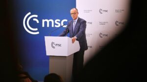 Merz fordert auf Sicherheitskonferenz stärkeres Europa