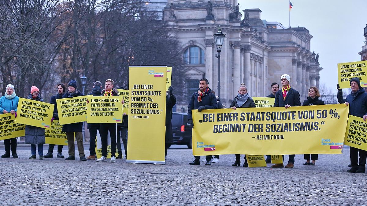 Demo der FDP vor dem Brandenburger Tor (Archiv), via dts Nachrichtenagentur